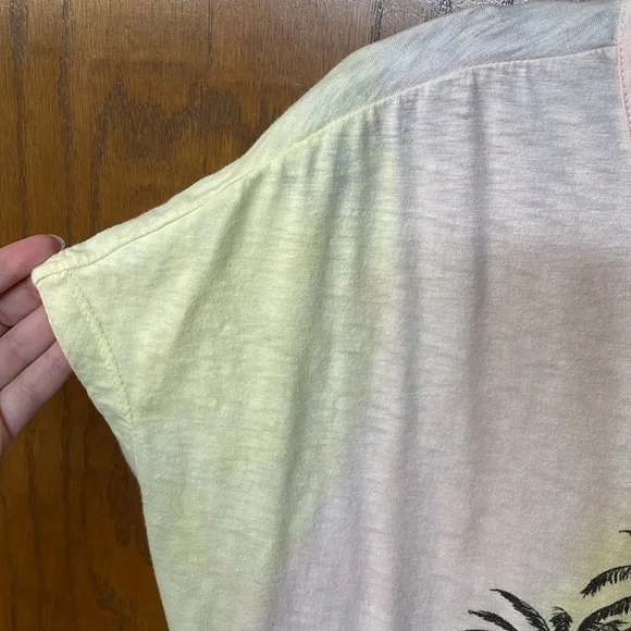 LANE BRYANT UGC Womens Sz 14/16Tee Always On Vacation Tropical Watercolor shirt - Picture 7 of 9